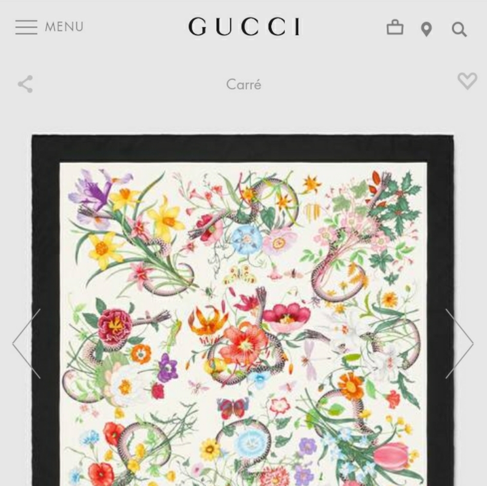 Gucci Silk Scarf